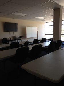 Classroom at NCSAB Medical Massage Theary School in Charlotte, NC